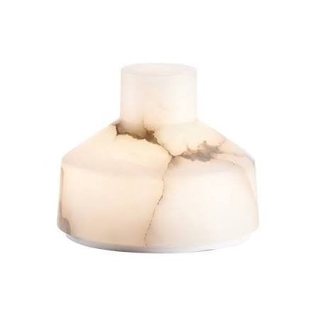 Carpyen Alabast tafel lamp, Huis en Inrichting, Lampen | Tafellampen, Dimbaar, Overige merken, Natuurlijk materiaal, Nieuw
