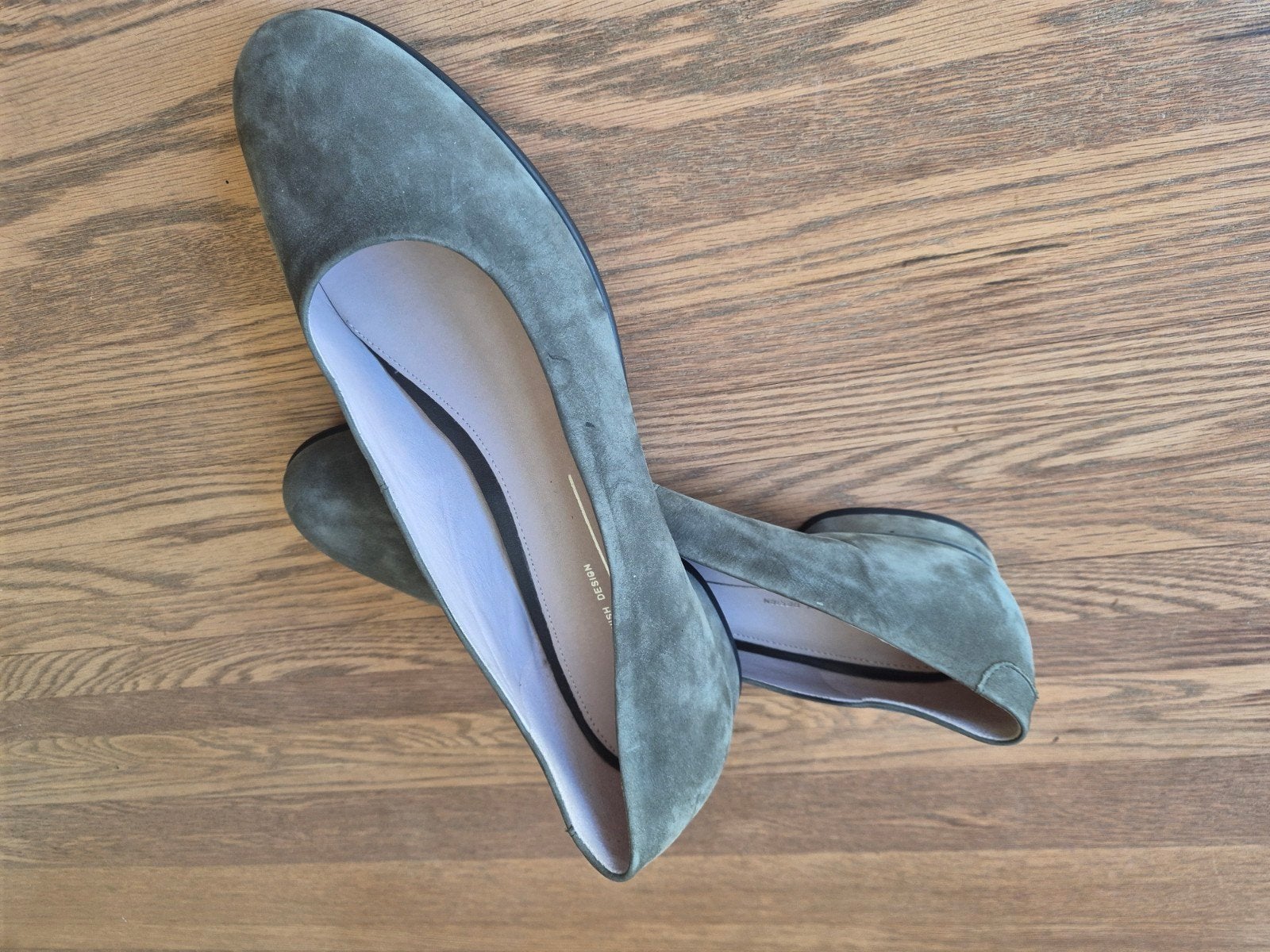 Maat 41, grijsgroen, nieuw, ecco, ballerina's, Kleding | Dames, Schoenen, Ophalen of Verzenden, Nieuw, Zwart