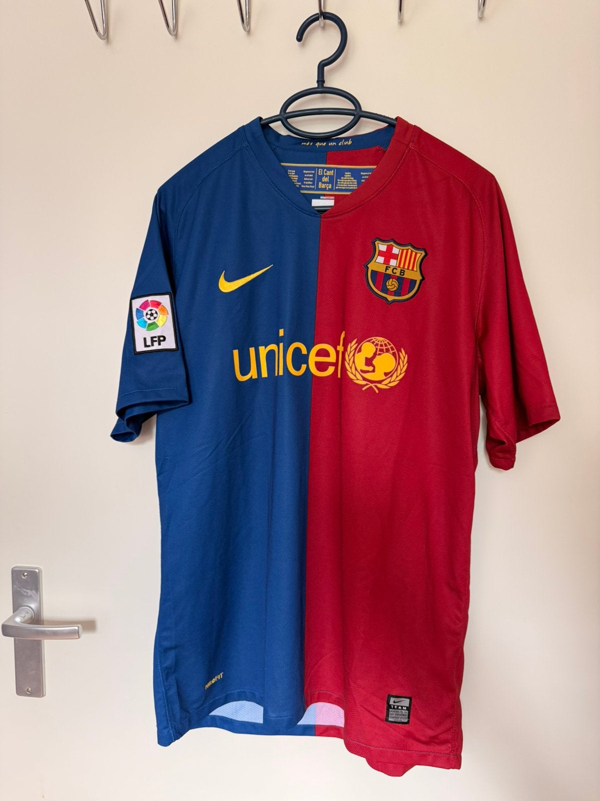 FC Barcelona 2008-09 Iniesta #8, Maat M, Ophalen of Verzenden, Gebruikt, Shirt