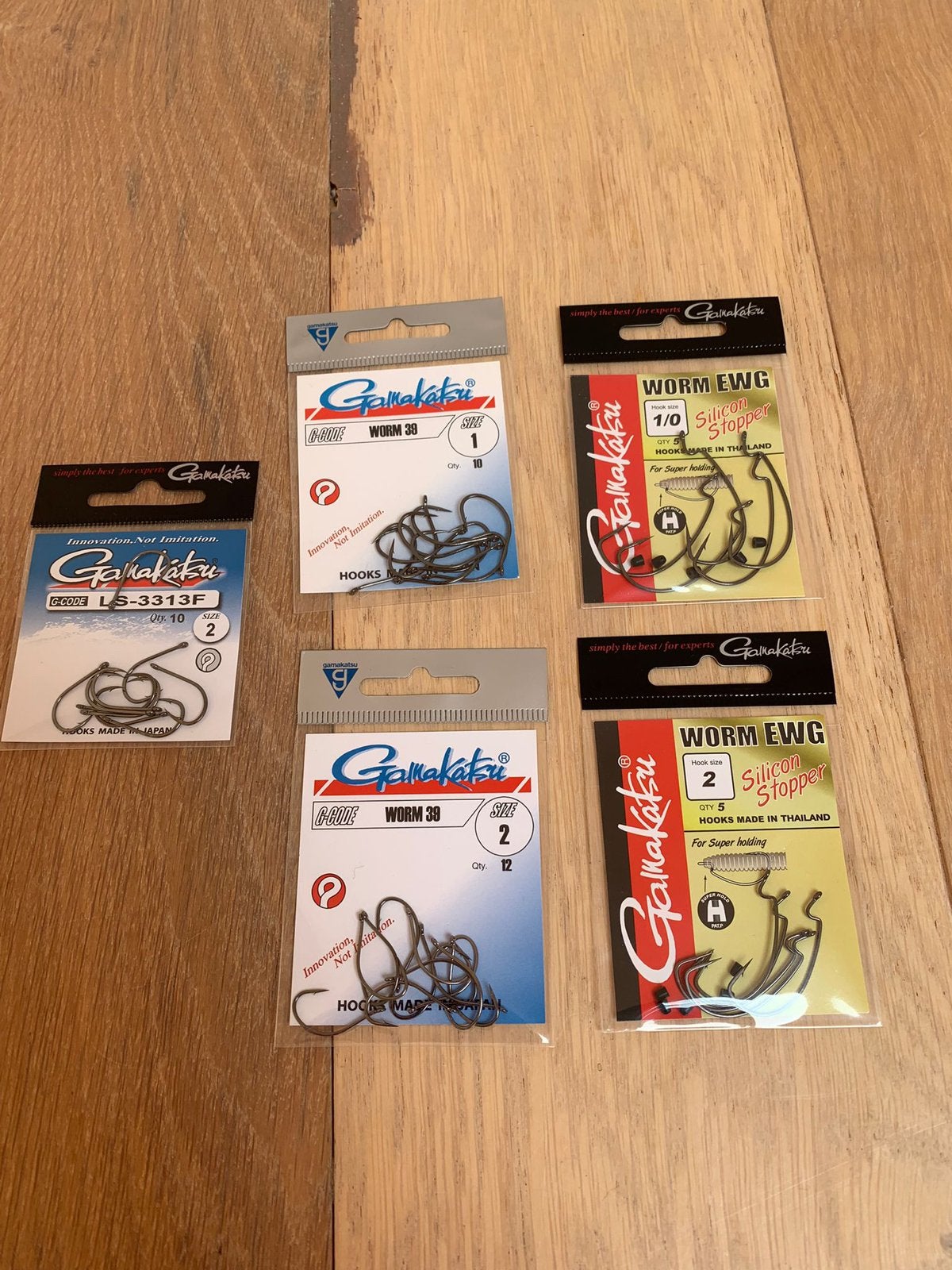 Nieuwe Gamakatsu haken, diverse soorten, Watersport en Boten, Hengelsport | Algemeen, Nieuw, Haak, Ophalen of Verzenden