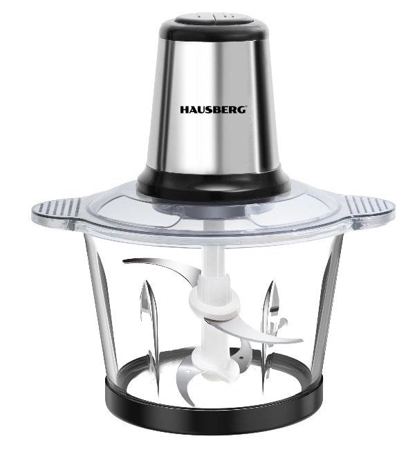 Foodprocessor 3L, RVS Messen & Glazen Kom, Glas, Verzenden, Koningshoek 19a, 5094CD, Lage Mierde, Nieuw