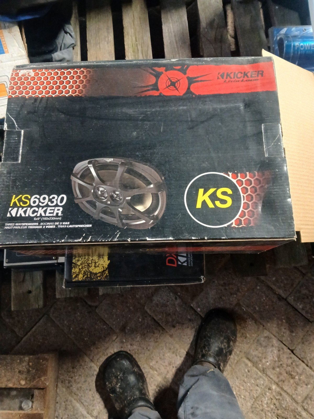 Kicker KS6930 6x9 inch 3-weg autospeakers, Auto diversen, Ophalen of Verzenden, Zo goed als nieuw