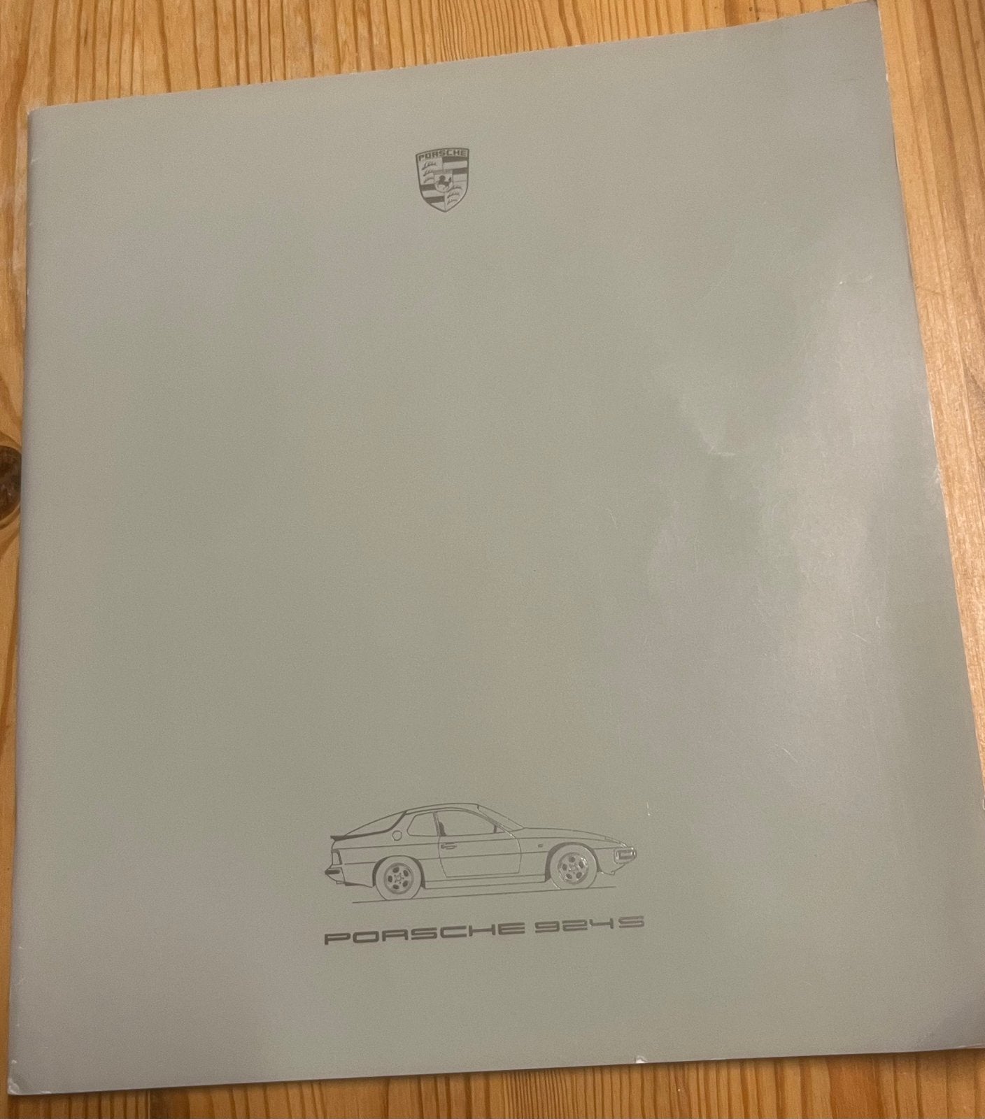 Porsche 924 S autofolder 1985, Ophalen of Verzenden, Gelezen, Porsche
