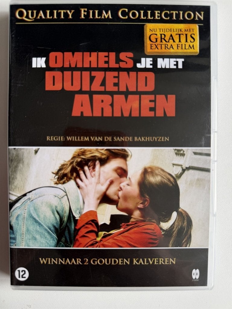 Ik Omhels Je Met 1000 Armen (+ bonusfilm) QFC DVD, Vanaf 16 jaar, Zo goed als nieuw, Actie en Avontuur, Inclusief DVD