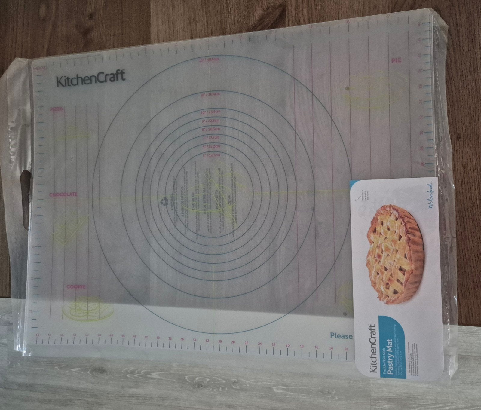 kitchencraft bakmat met maat lijnen non stick 45 keer 61 cm, Ophalen of Verzenden, Nieuw, Taarten of Cupcakes, Overige typen