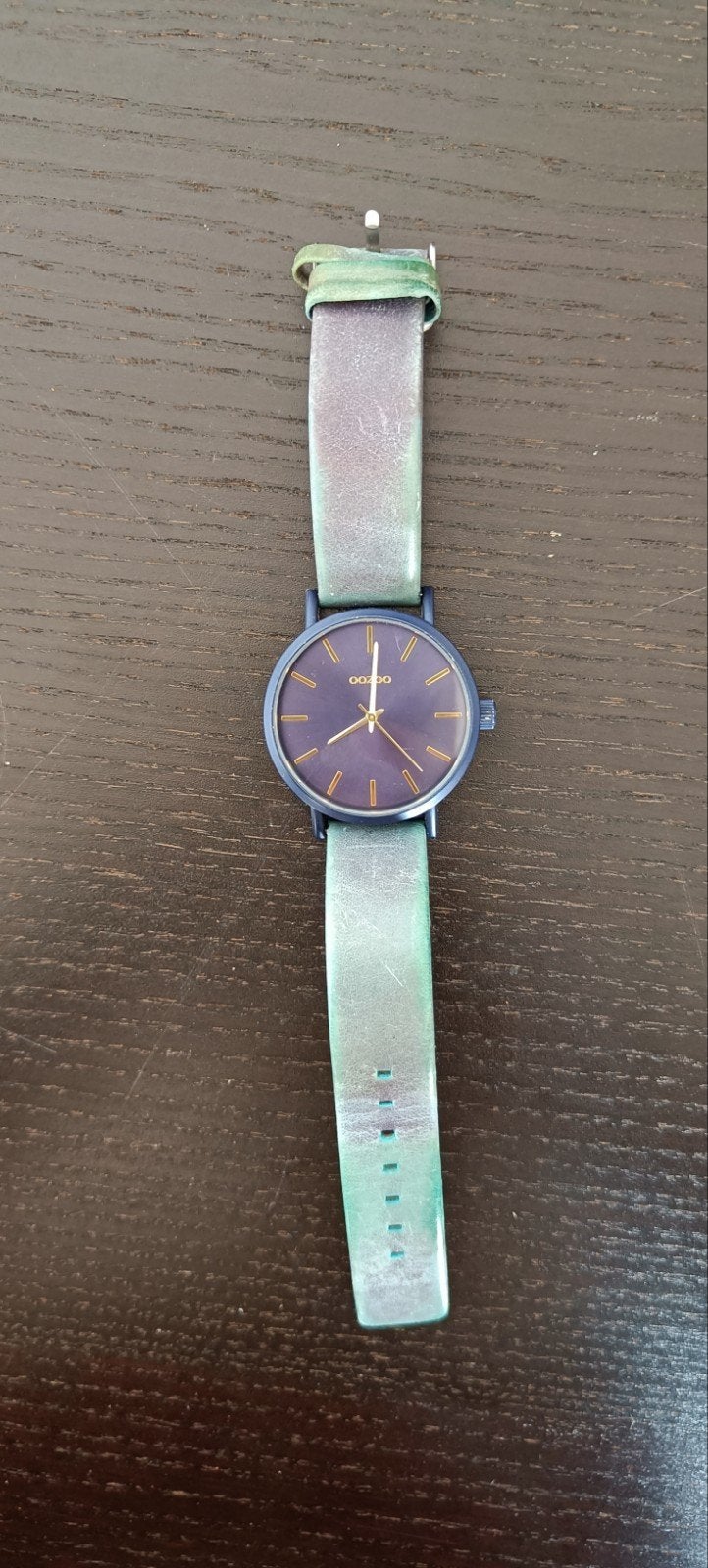 OOZOO Horloge met blauw leren bandje, Overige materialen, Polshorloge, Ophalen, Overige merken