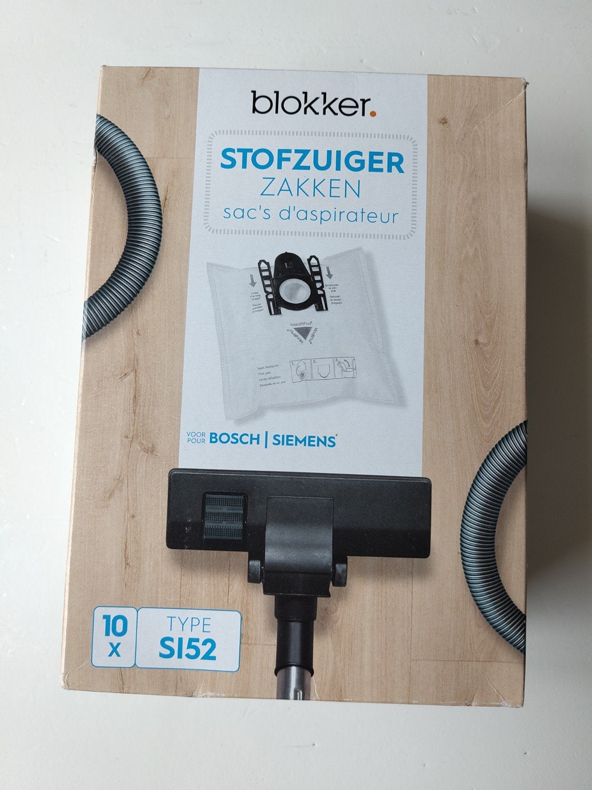 Blokker Stofzuigerzakken Type S152 /(10 st), Bosch, Nieuw, Sledestofzuiger, Ophalen