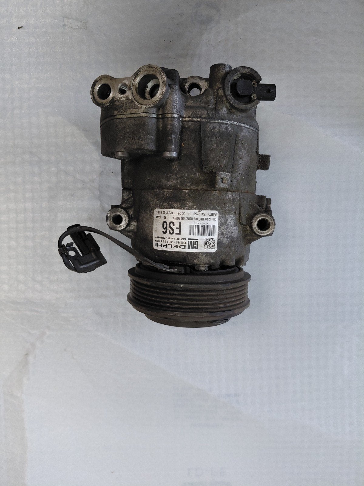 Airco Compressor Opel/GM Delphi FS6 - Gebruikt, Ophalen of Verzenden, Gebruikt, Overige automerken