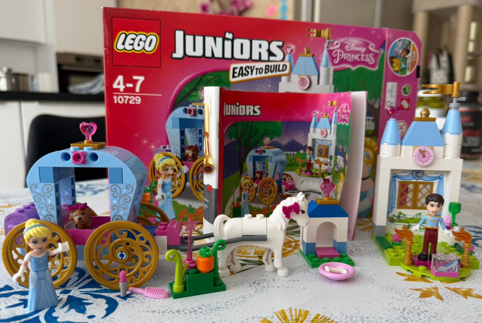 Juniors Disney Princess Assepoesters Koets - 10729, Lego, Nieuw, Ophalen of Verzenden, Compleet