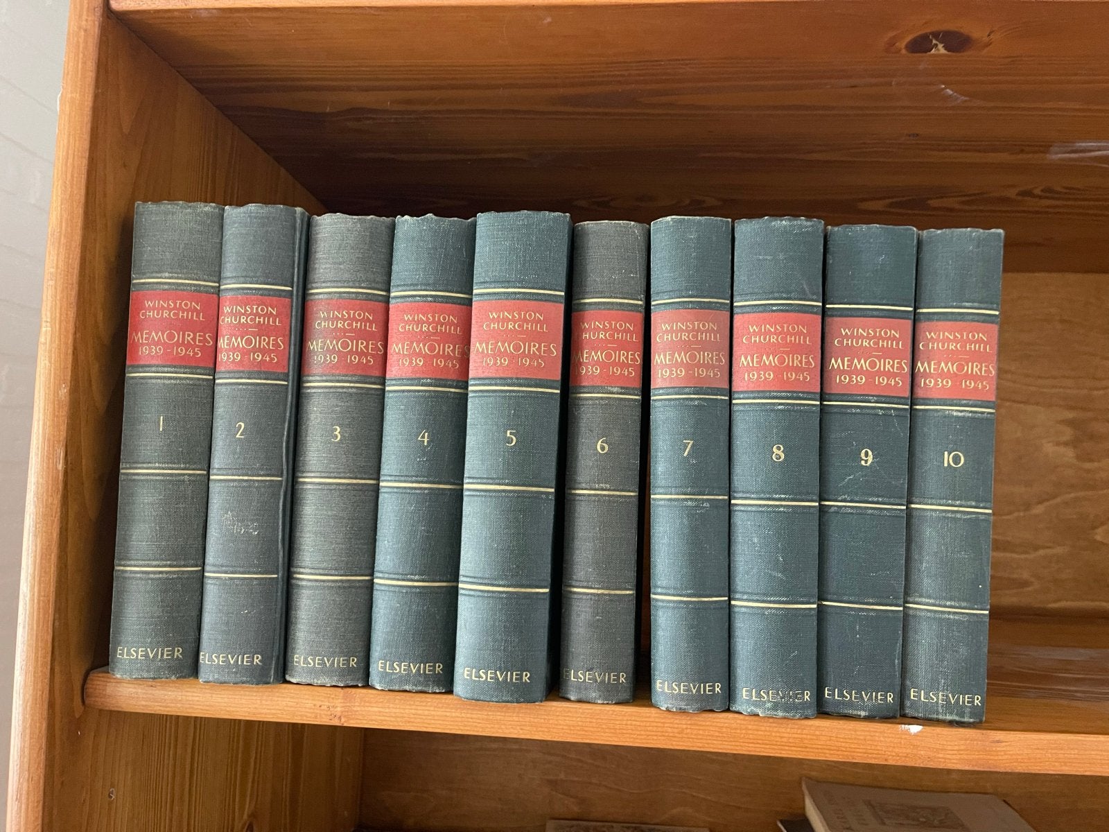 Winston Churchill Memoires 1939-1945 - Complete Set (10), Boeken, Ophalen of Verzenden, 20e eeuw of later, Gelezen
