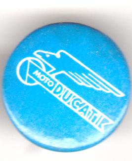 Moto Ducatie button, Verzenden, Zo goed als nieuw, Overige onderwerpen