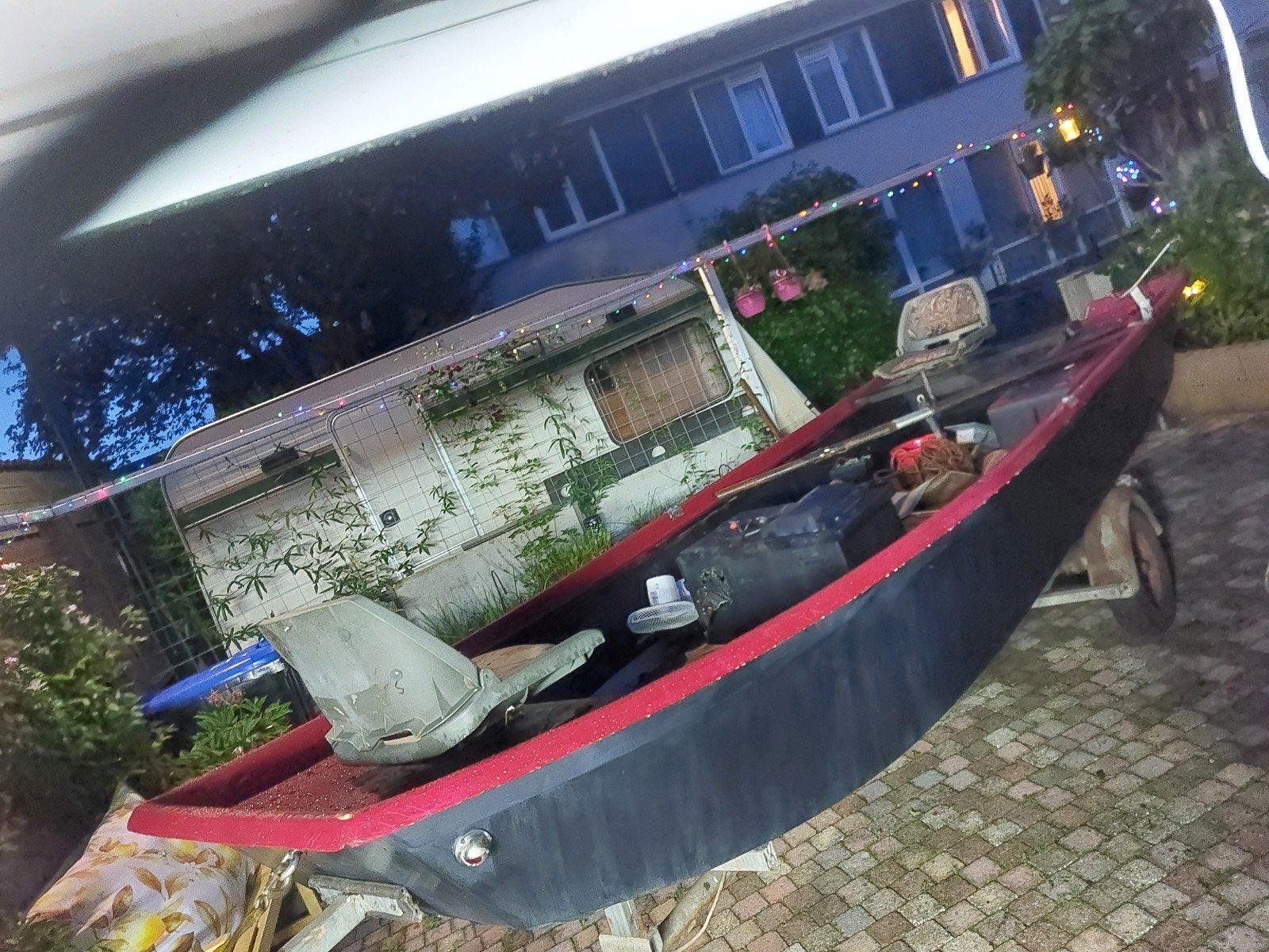 Polyester vissers bootje, Ophalen, Gebruikt, Overige typen