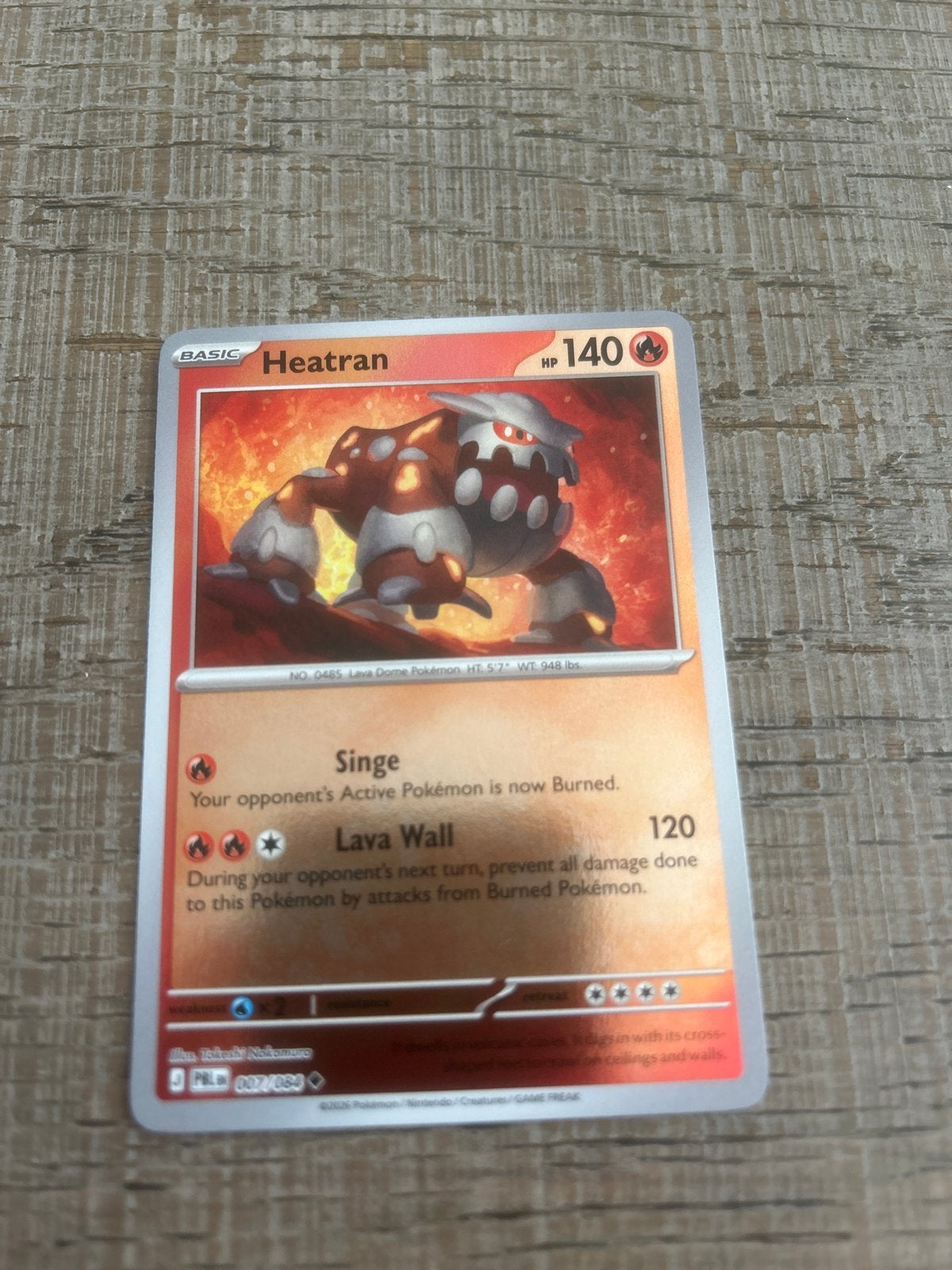 Pokemon Kaart Heatran 007/088 - Zo goed als nieuw, Ophalen of Verzenden, Zo goed als nieuw, Losse kaart