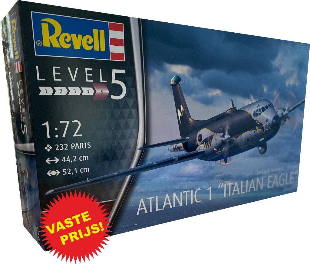 Breguet Atlantic 1 „Italian Eagle“ (Revell 03845) 1/72, 1:72 tot 1:144, Revell, Nieuw, Ophalen of Verzenden