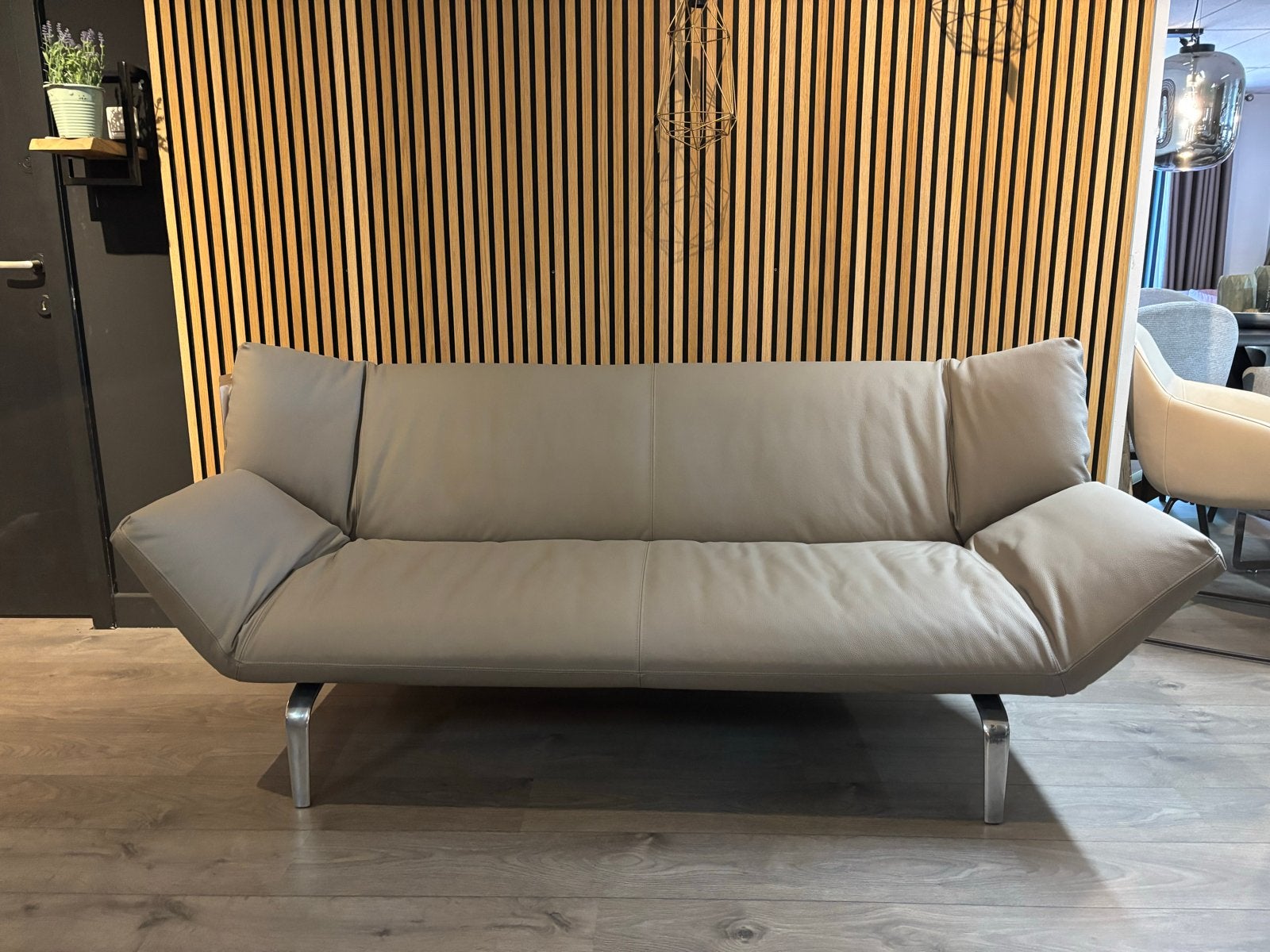 Leolux Devon leder senso, Driepersoons, Ophalen of Verzenden, Zo goed als nieuw, 200 tot 250 cm