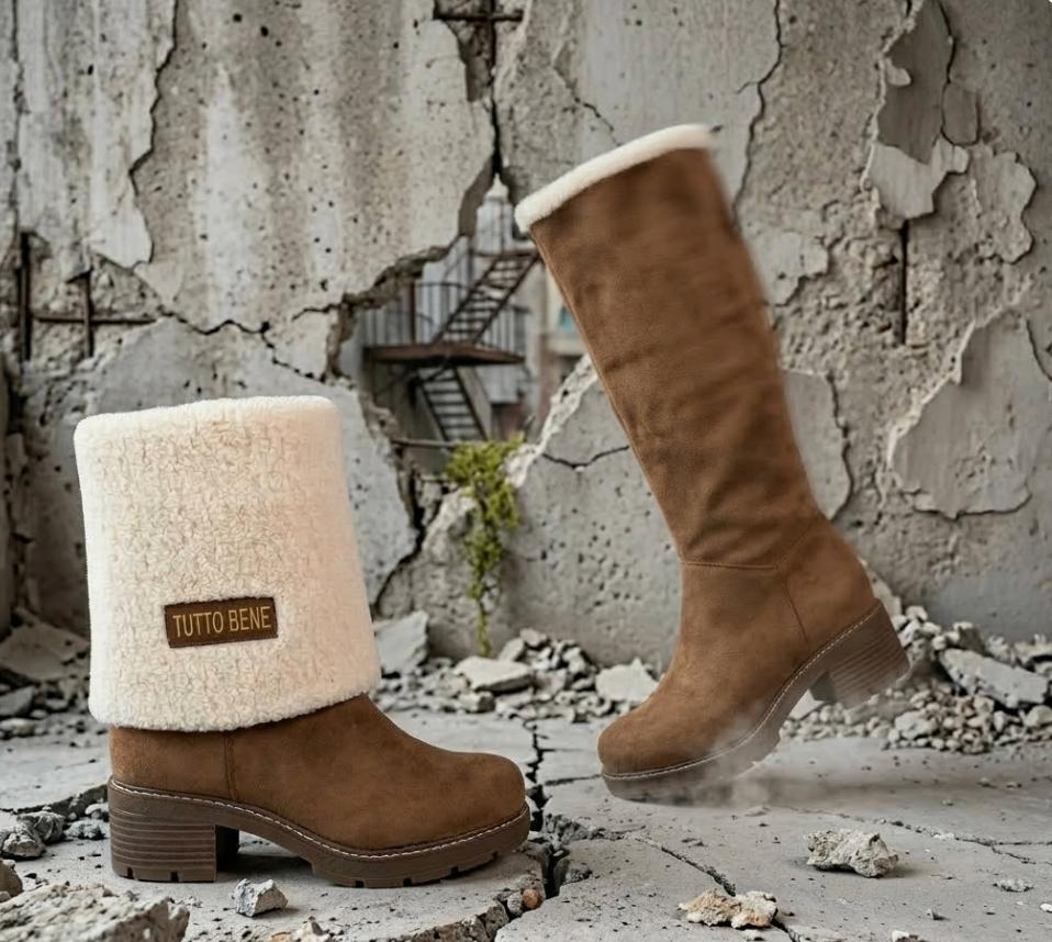 Tuto Bene Teddy omslag Boot Laars Camel Maat 40, Overige kleuren, Lage of Enkellaarzen, Nieuw, Ophalen of Verzenden