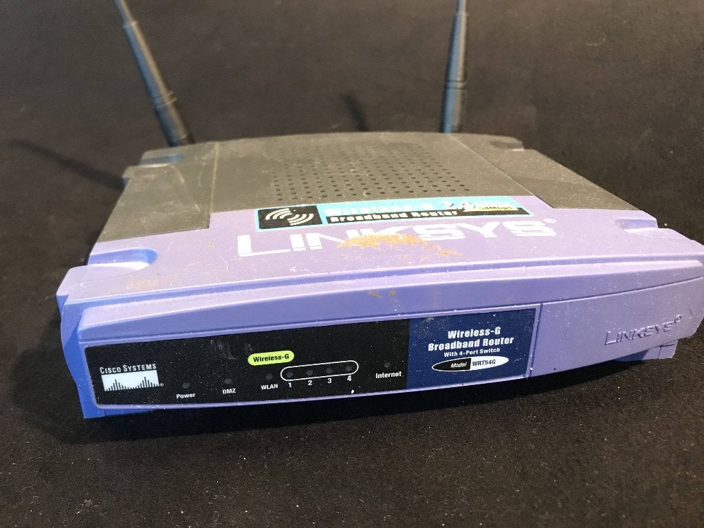 Legendarische Linksys WRT45GL, Ophalen of Verzenden, Gebruikt, Router, Linksys