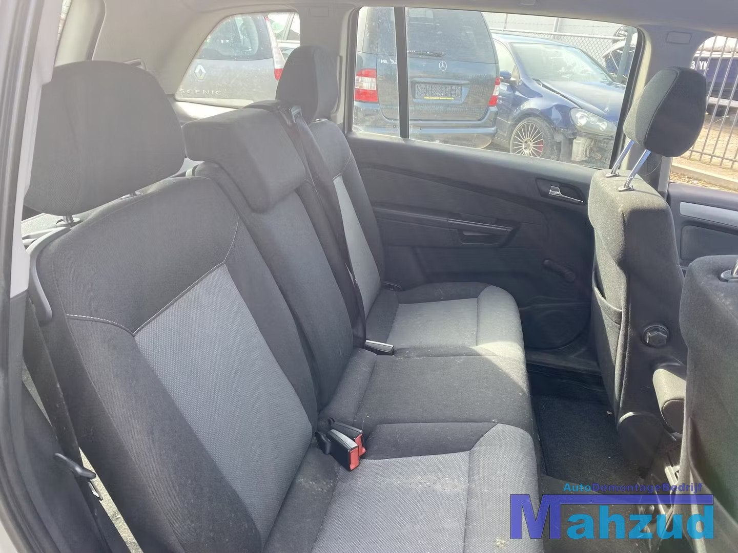 OPEL ZAFIRA B Stof zwart grijs compleet interieur 2005-2011, Gebruikt, Opel Automobile GmbH, Ophalen of Verzenden, Kontakt@opel-infoservice.de