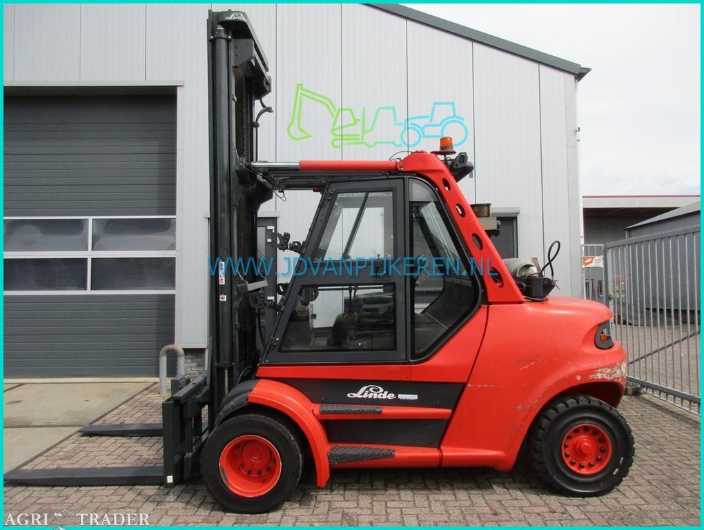 Linde H80T/900-03 2156uur+Perkins+sideshift+4xhydraulic, LPG, Linde, Linde, Heftruck