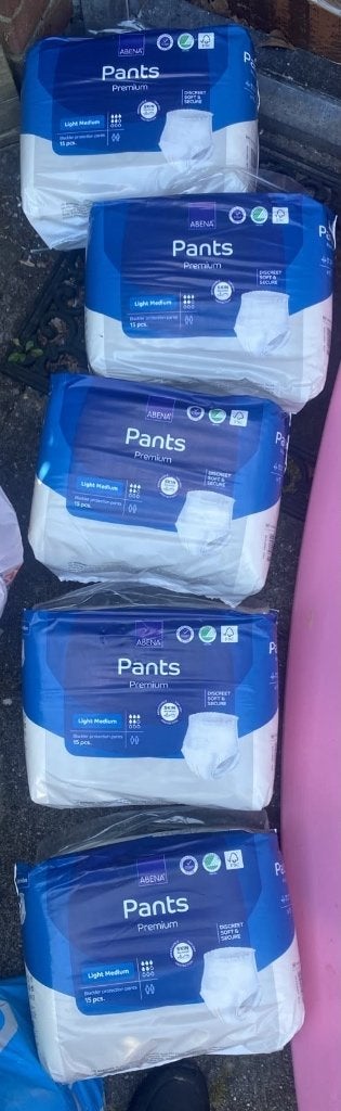5 pakkenluierbroekjes maat m van abena, Ophalen of Verzenden, Nieuw