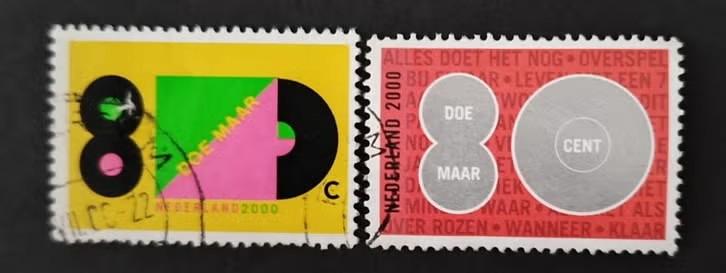 nederland nvph 1905 1906, Postzegels en Munten, Postzegels | Nederland, Verzenden, Na 1940, Gestempeld