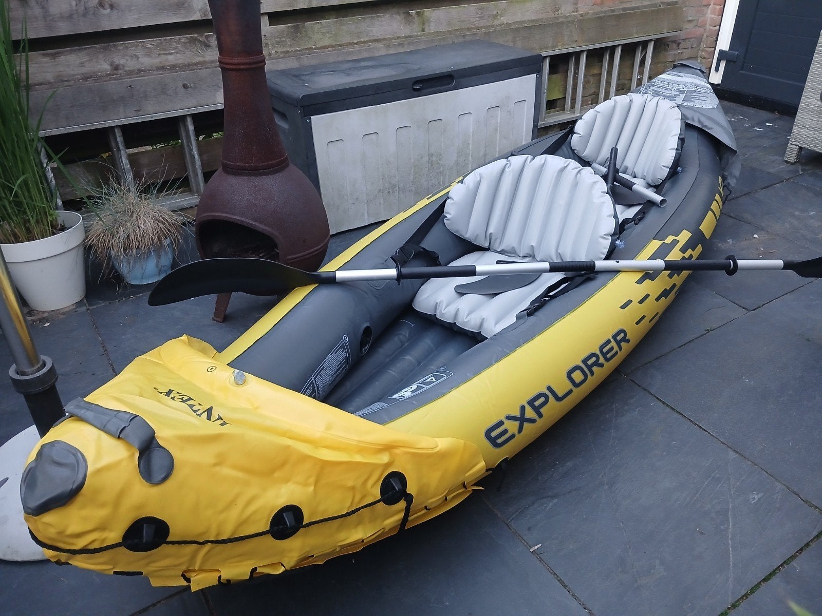 Opblaasbare 2 persoons kano kayak, Ophalen of Verzenden, Nieuw