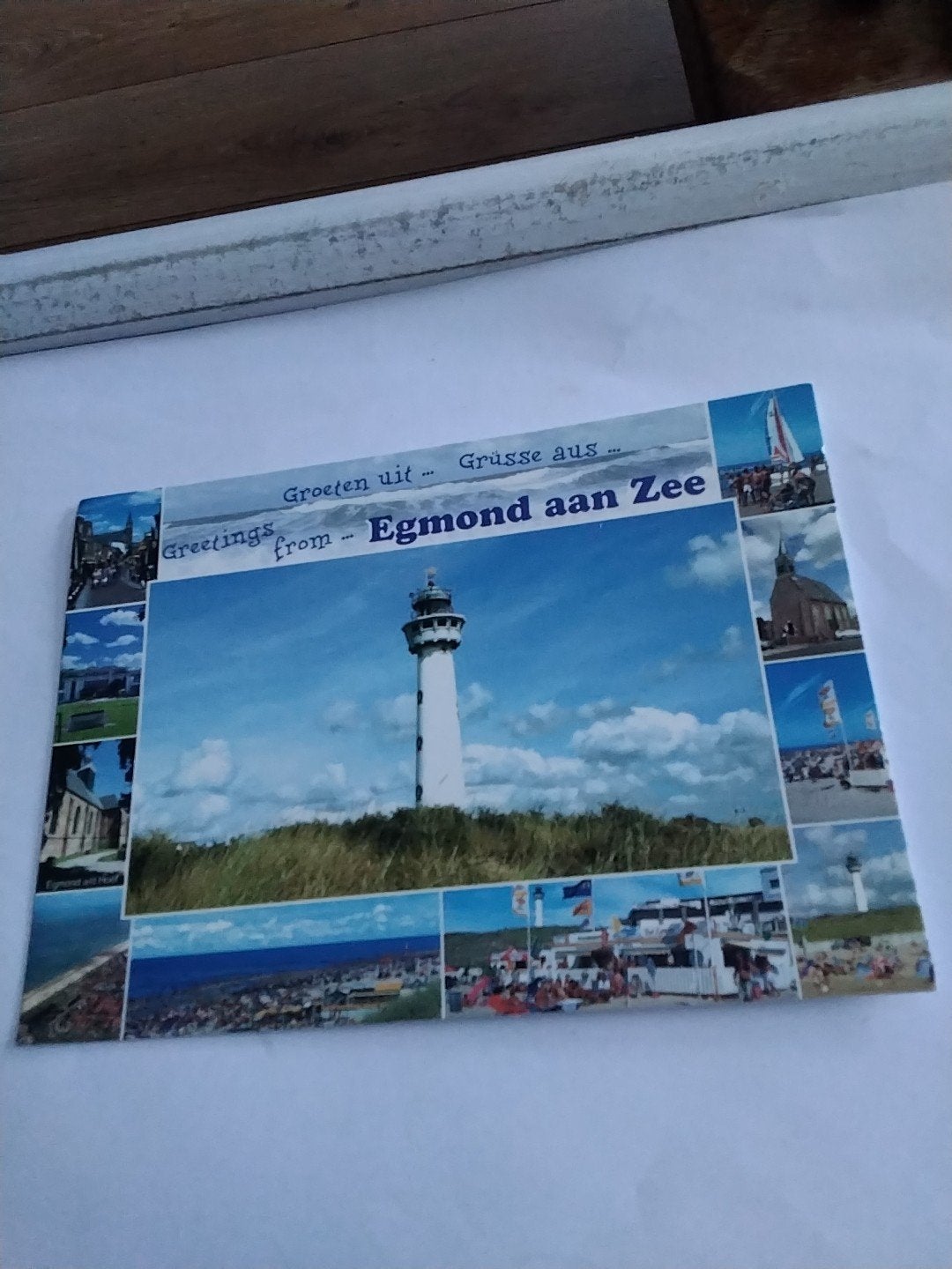 Ansichtkaart Egmond aan Zee - Vuurtoren, Ophalen of Verzenden