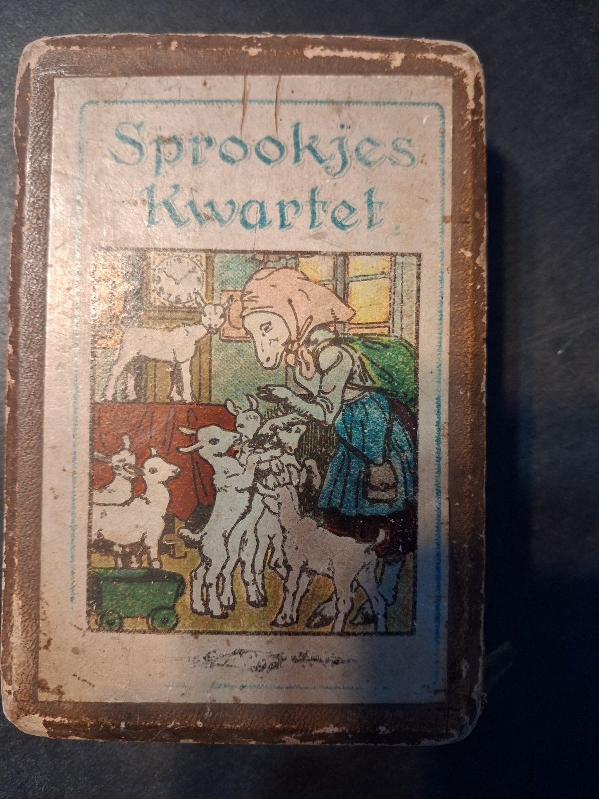 Vintage Sprookjes Kwartet Kaartspel - Zeldzaam, Drie of vier spelers, Ophalen of Verzenden, Gebruikt