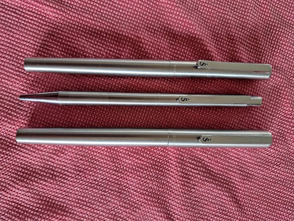 sentenial staal set, Verzamelen, Ophalen of Verzenden, Zo goed als nieuw, Pennenset, Sheaffer