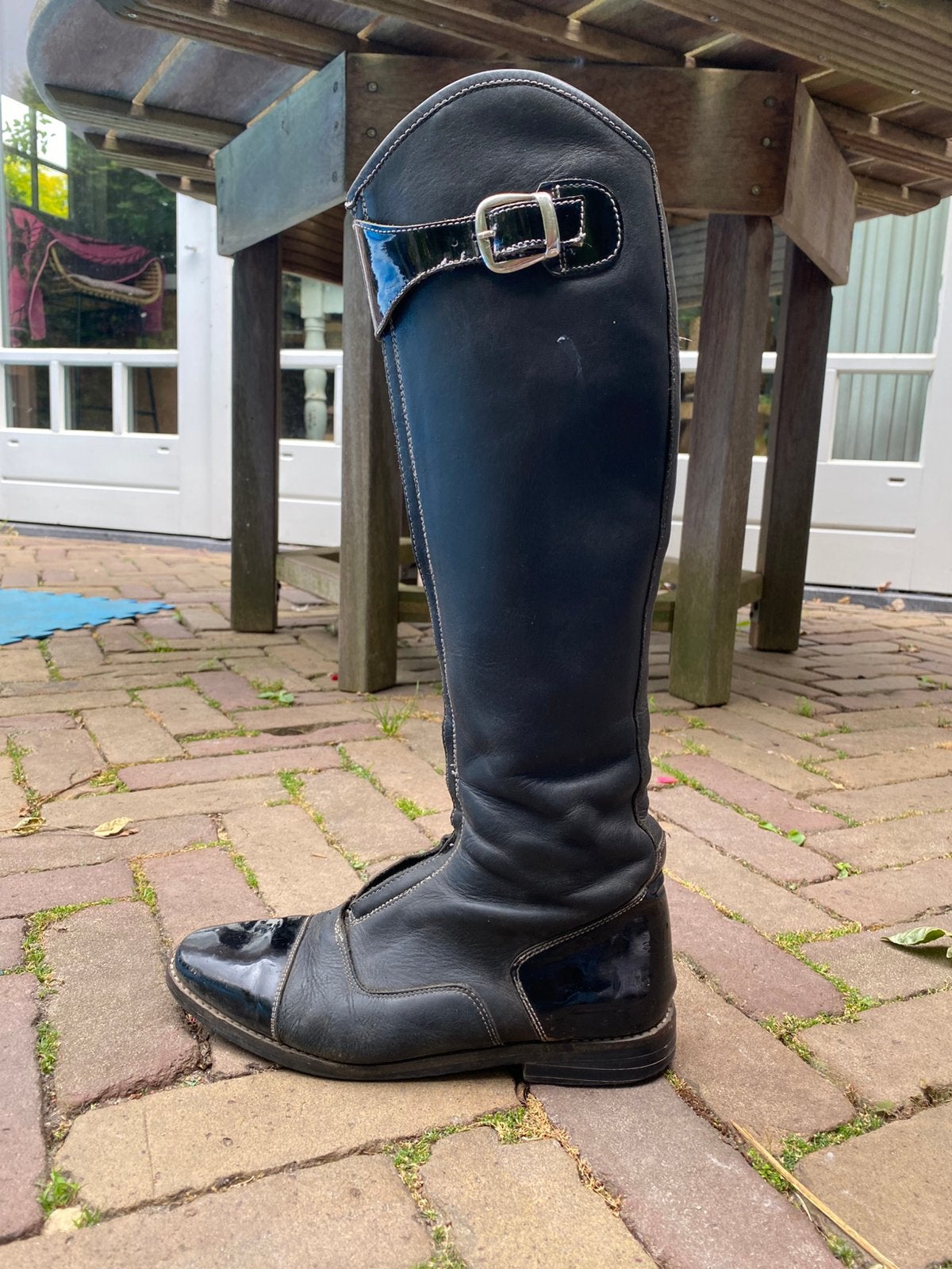 Leren rijlaarzen maat 37, Ophalen of Verzenden, Zo goed als nieuw, Dressuur, Schoeisel