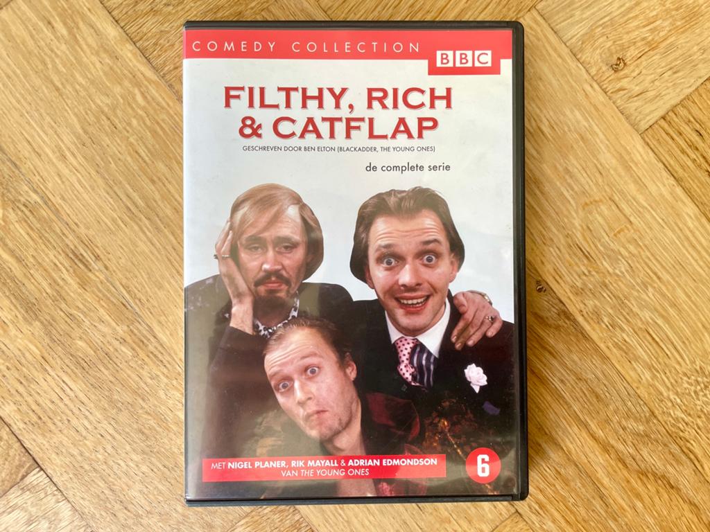 Filthy, Rich & Catflap - Complete serie op DVD (krasvrij), Cd's en Dvd's, Dvd's | Tv en Series, Vanaf 6 jaar, Ophalen of Verzenden