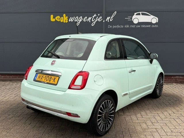 Fiat 500 0.9 TwinAir Turbo Lounge *climate *navi *pano *16", Auto's, Voorwielaandrijving, Gebruikt, Leder en Stof, 905 kg