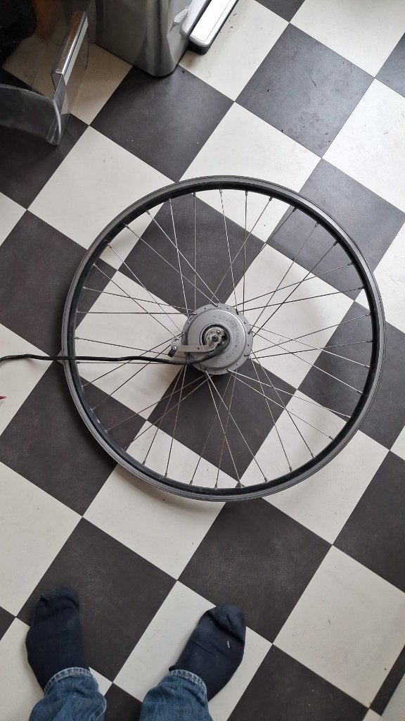Koga voorwiel met motor (gratis), Ophalen, Gebruikt