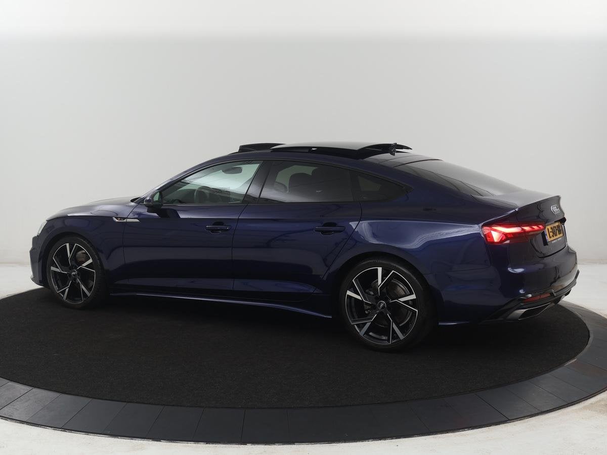 Audi A5 Sportback 35 TFSI S edition | Panoramadak | Virtual, Auto's, Gebruikt, 4 cilinders, Blauw, Alcantara