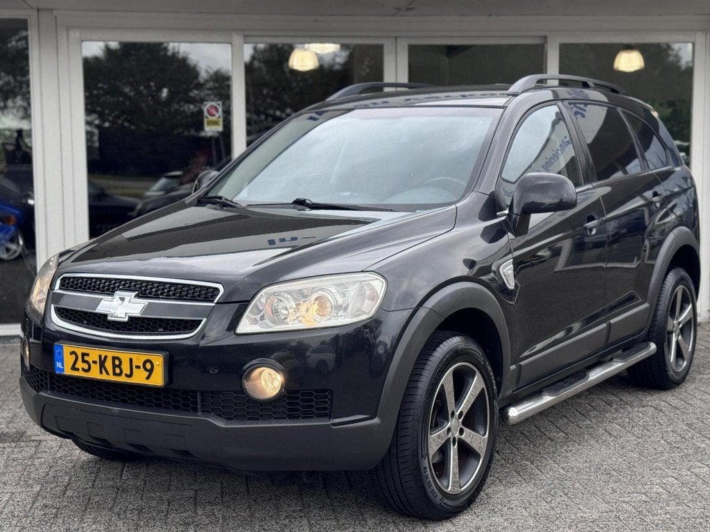 Chevrolet Captiva 2.4 Intro Edition 2WD, 7 Persoons!, Trekha, Auto's, Chevrolet, Voorwielaandrijving, Euro 5, Gebruikt, Zwart