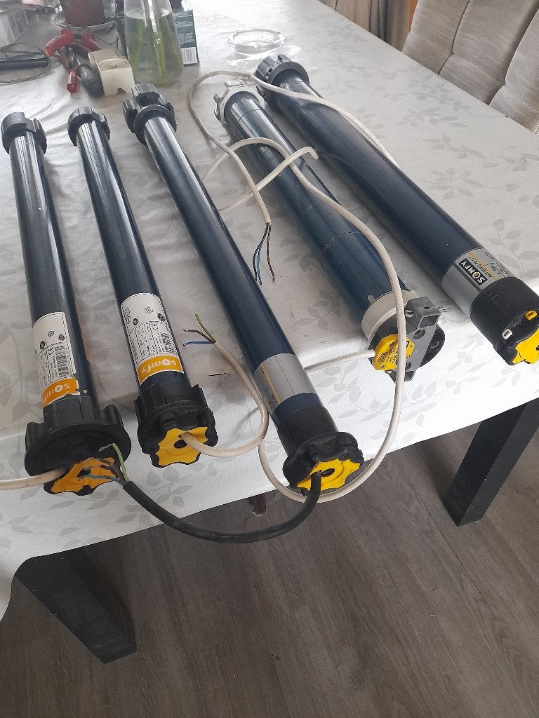Somfy buismotoren, Ophalen, Gebruikt, Minder dan 100 cm, Wit