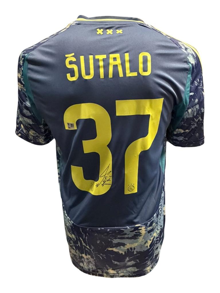 Josip Sutalo gesigneerd AFC Ajax 24/25 shirt, Soccersignings.nl, Shirt, Ophalen of Verzenden, Zo goed als nieuw
