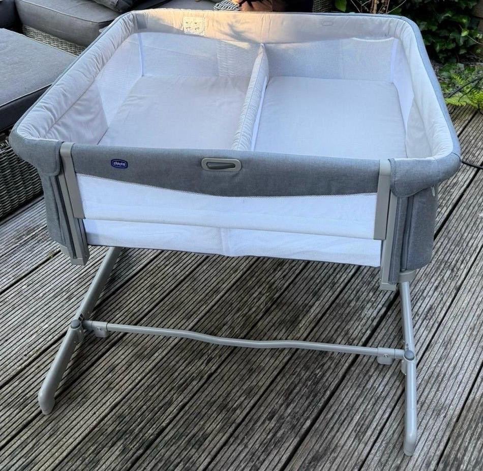 Tweeling co-sleeper chicco, Ophalen, Zo goed als nieuw, Kinderwagen of Buggy