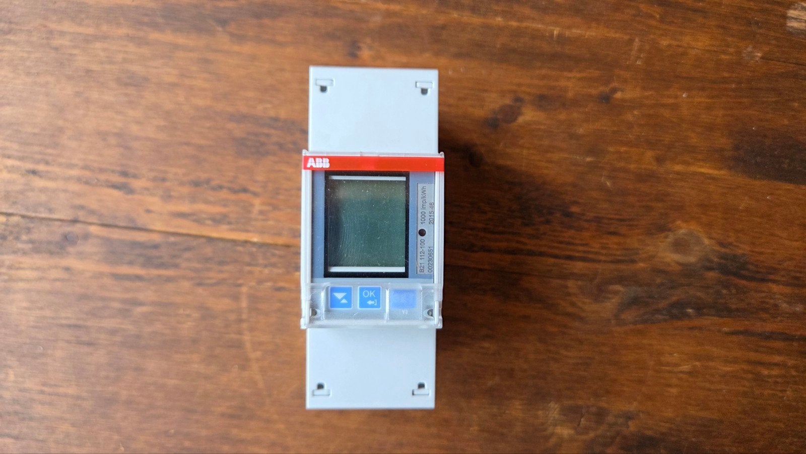 ABB B21 112-100 kWh meter, Ophalen of Verzenden, Gebruikt, ABB, Overige typen
