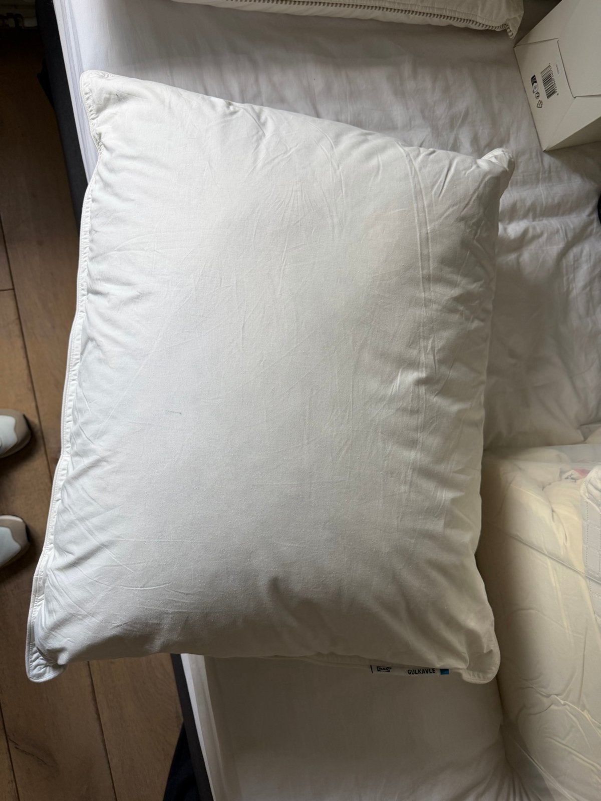IKEA GULKAVLE hoofdkussen - Nieuw, Huis en Inrichting, Wit, Nieuw, Dons en Veren, Ophalen of Verzenden