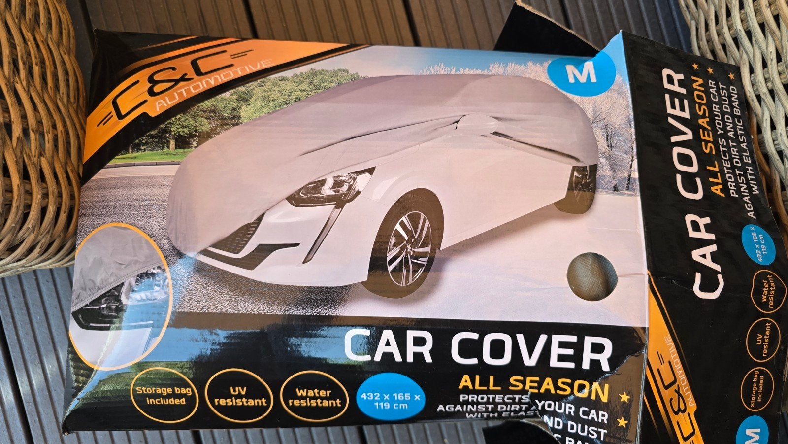 C&C Automotive Autohoes Maat M - All Season, Ophalen, Zo goed als nieuw, Universeel