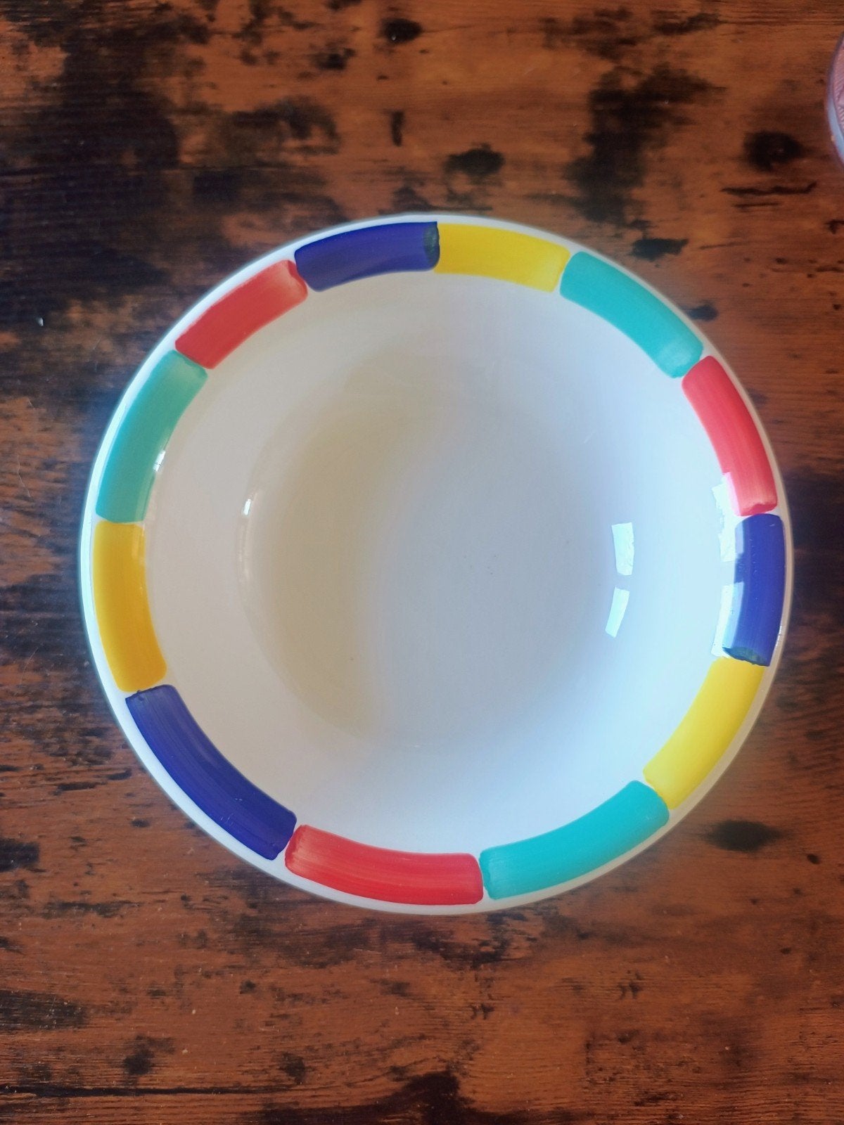 Vintage Italiaanse Memphis Design schaal – jaren 80, Ophalen of Verzenden, Keramiek, Overige stijlen, Schaal of Schalen