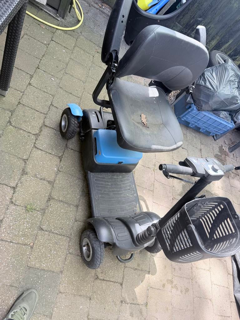 Opvouwbare scootmobiel, Ophalen, Gebruikt
