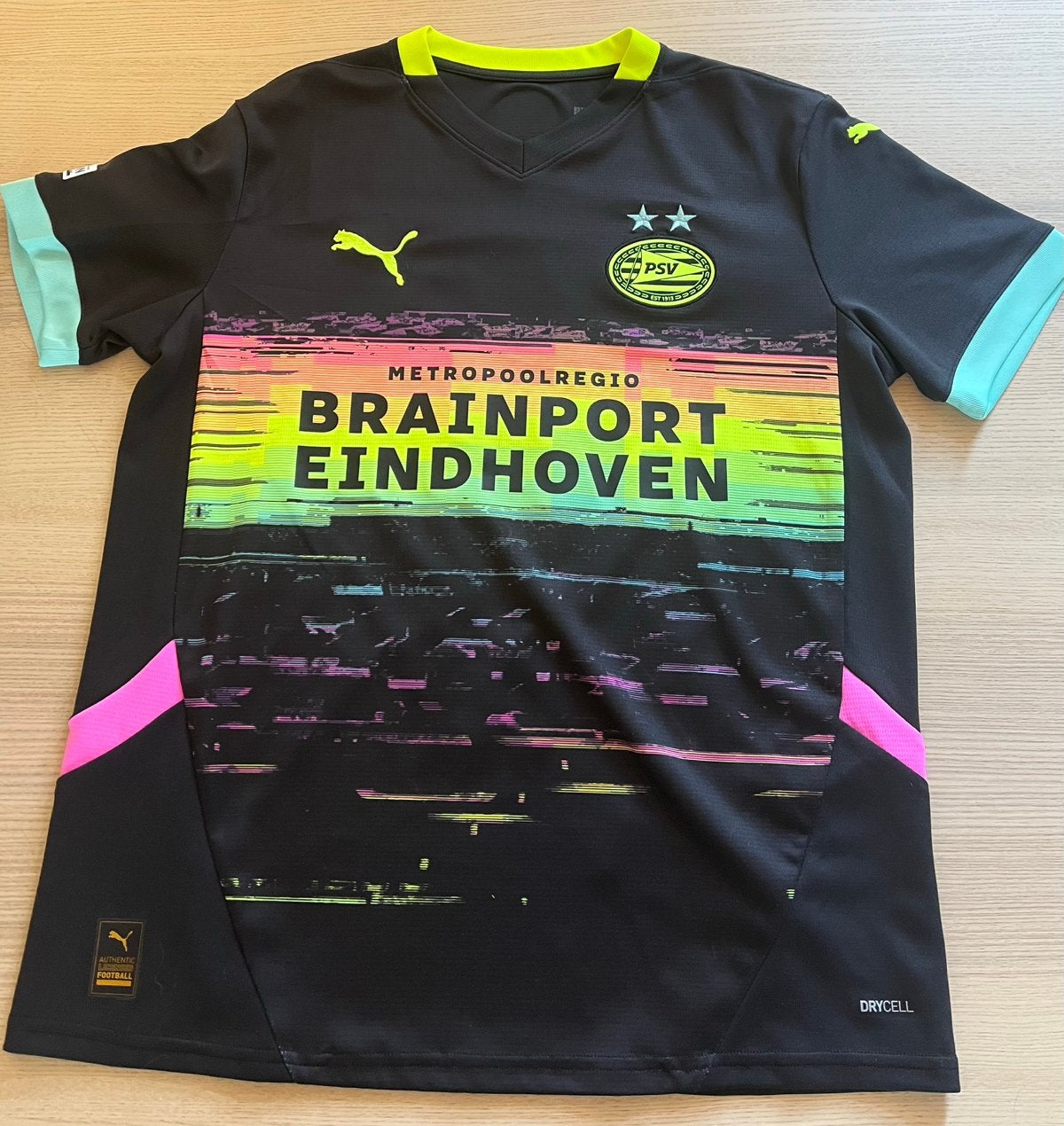Puma PSV Eindhoven Uitshirt 2024/25 Sergiño Dest, Maat XS of kleiner, Ophalen of Verzenden, Zo goed als nieuw, Shirt