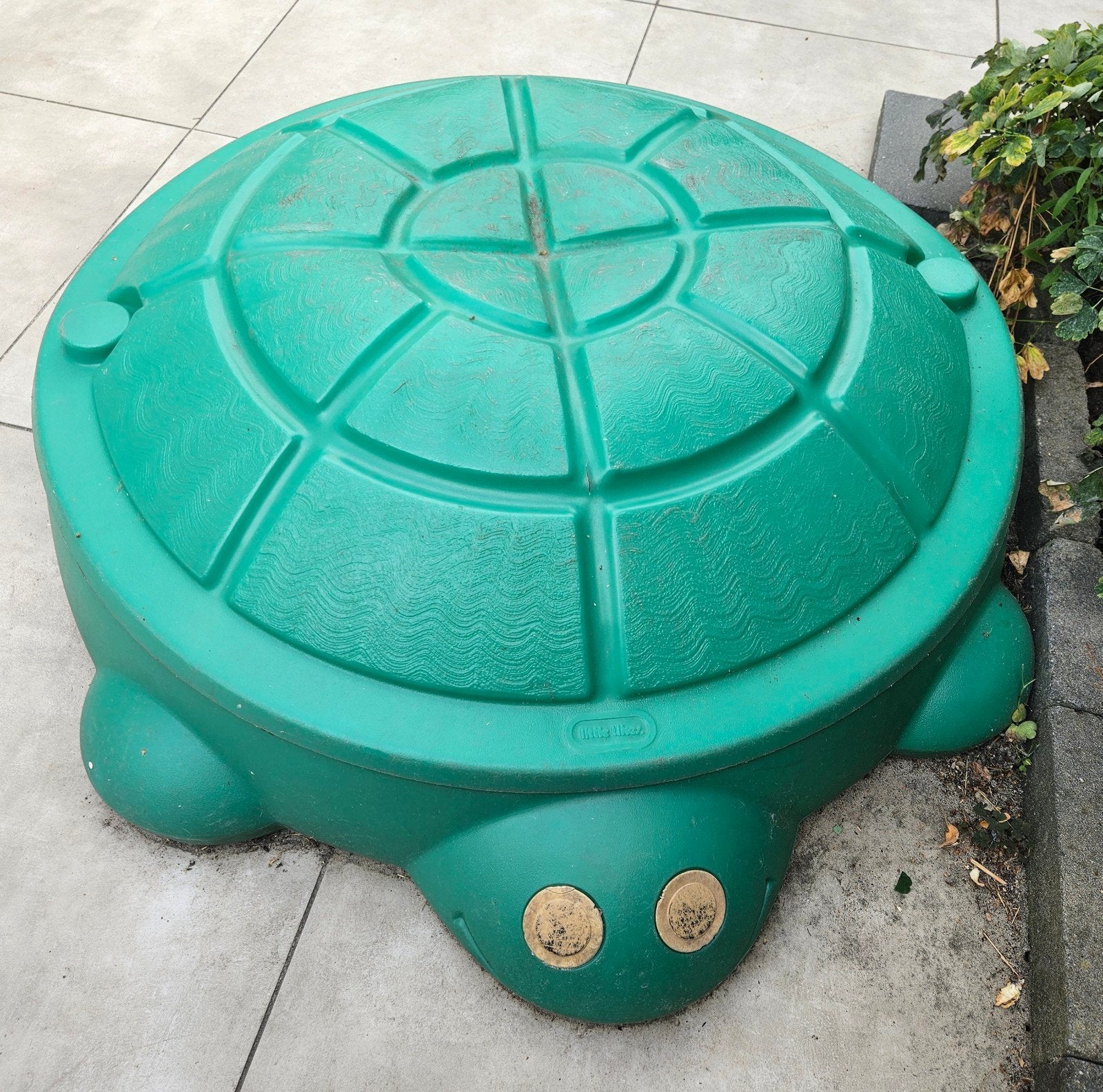 Gratis zandbak, schildpad, Little tikes, Ophalen