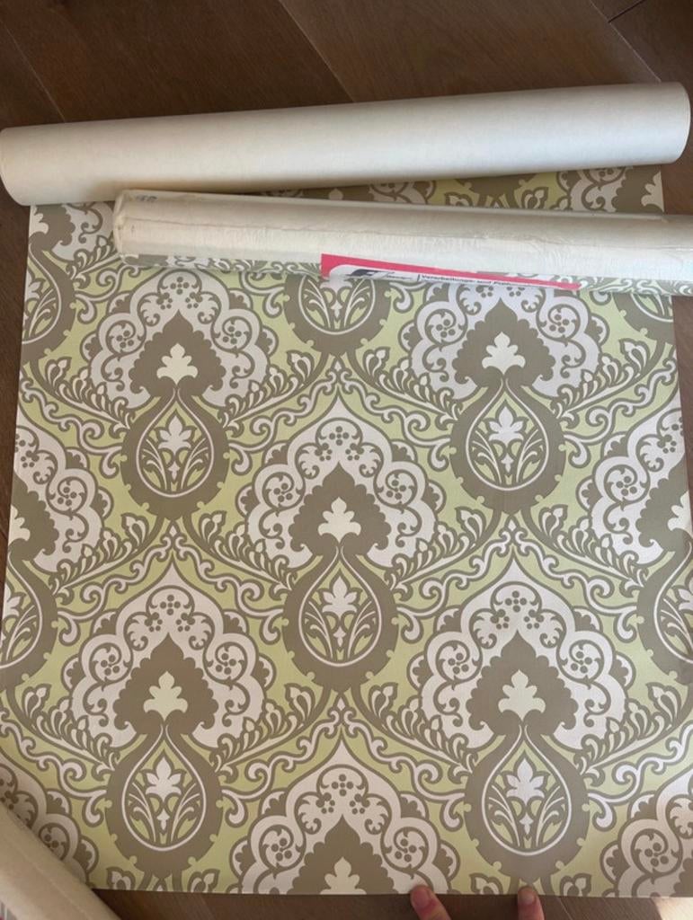 Behang, vintage, retro, Ophalen of Verzenden, Minder dan 10 m²