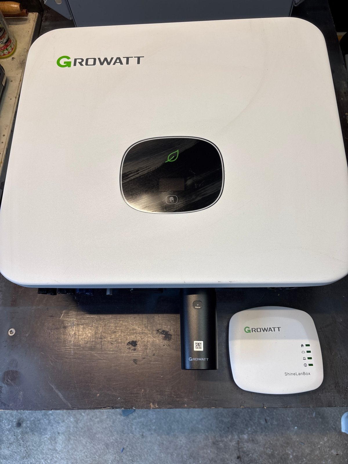 Growatt omvormer met ShineLanBox en ShineWiFi-X, Ophalen, Gebruikt, Compleet systeem, 200 wattpiek of meer