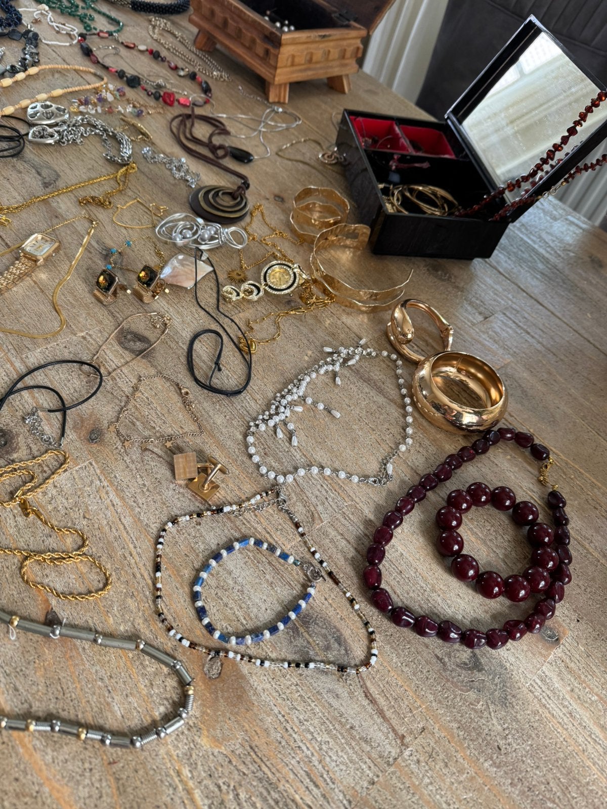 Mooie vintage sieraden, Ophalen of Verzenden, Zo goed als nieuw, Overige kleuren, Overige materialen