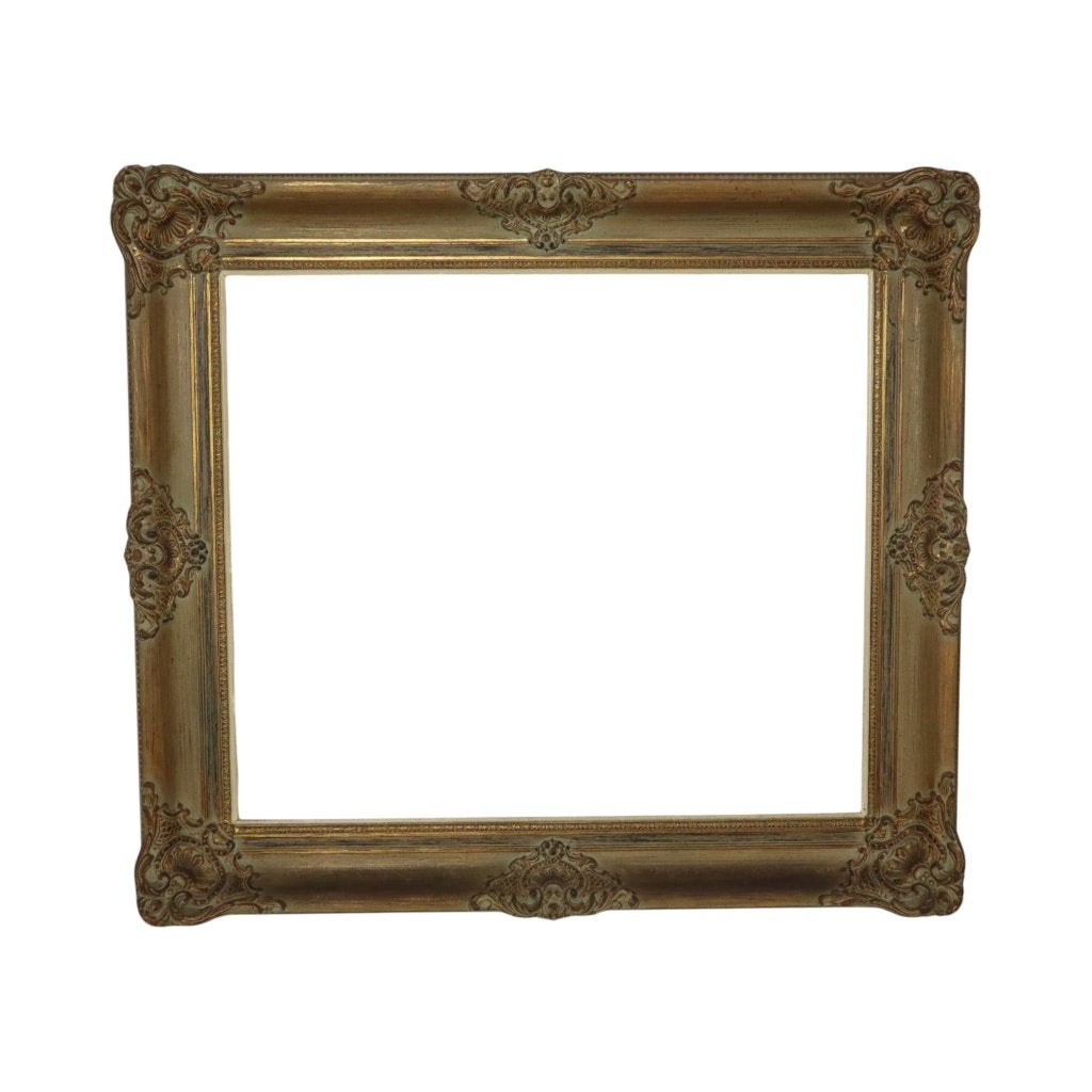 Grote Gouden Barok Stijl Lijst Klassiek Houten Kader 90x80cm, Ophalen, Gebruikt, Schilderijlijst, 90 cm
