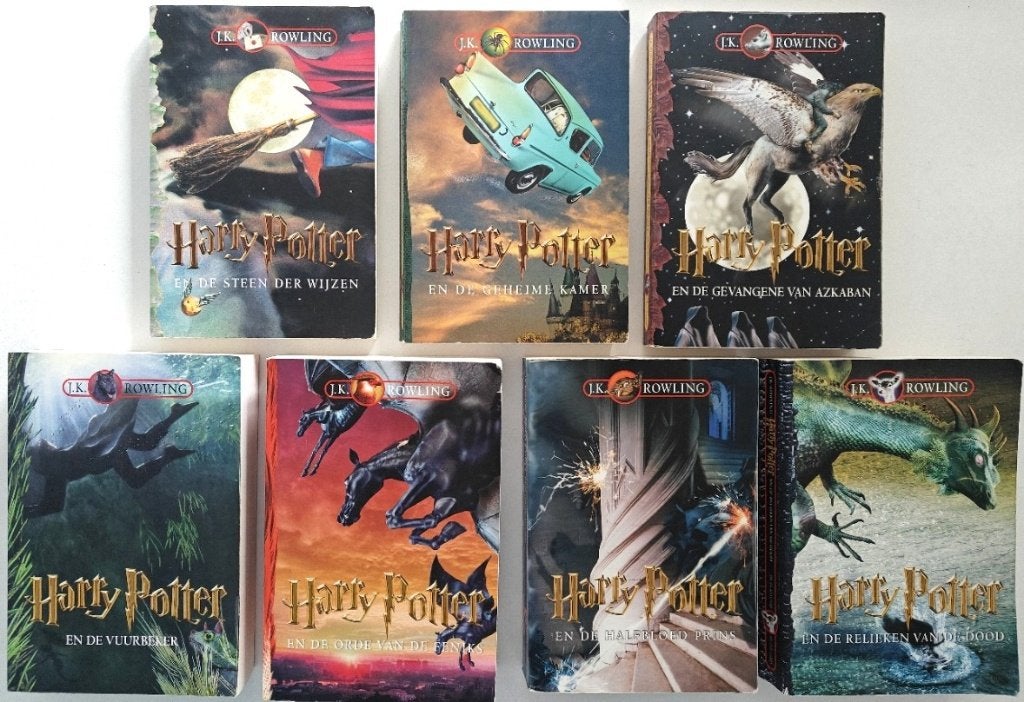 Complete serie Harry Potter: deel 1 tot en met deel 7., Boeken, Ophalen of Verzenden, Gelezen